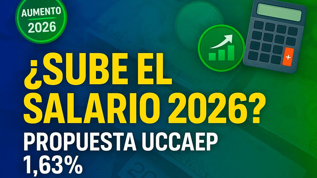 💰 AUMENTO SALARIAL UCCAEP 2026: PROPUESTA DE 1,63 % IMPACTA EL DEBATE ECONÓMICO