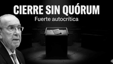 Arias: cierre sin quórum y fuerte autocrítica