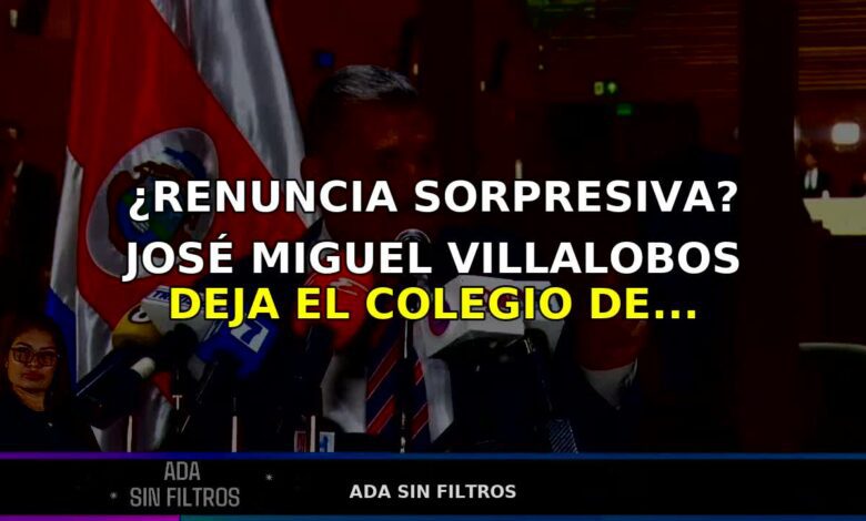 José Miguel Villalobos renuncia al Colegio de Abogados para ser diputado a tiempo completo y promete cerrar lagunas legales a grupos criminales.