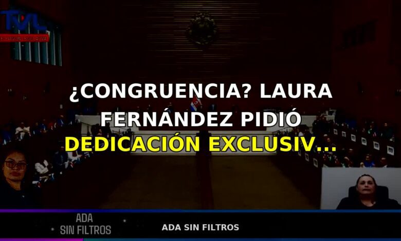 El Congreso rechazó la exclusividad legislativa solicitada por Laura Fernández. 28 diputados frenaron la moción en una sesión polémica.
